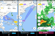 风暴雷达飓风跟踪应用程序的Android