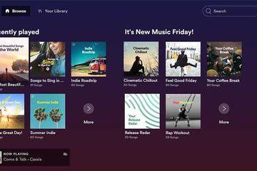 Spotify主页