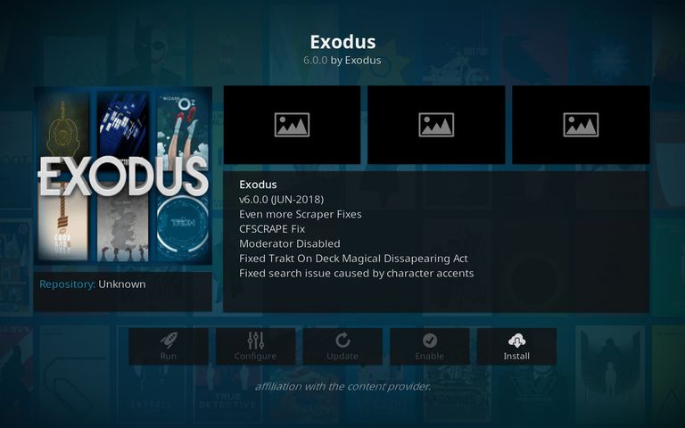 Exodus Kodi附加组件