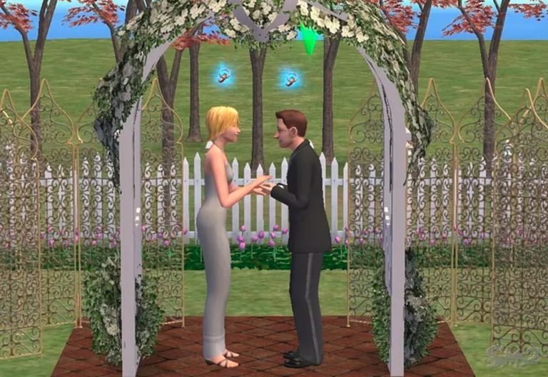 夫妇结婚在SIMS 2