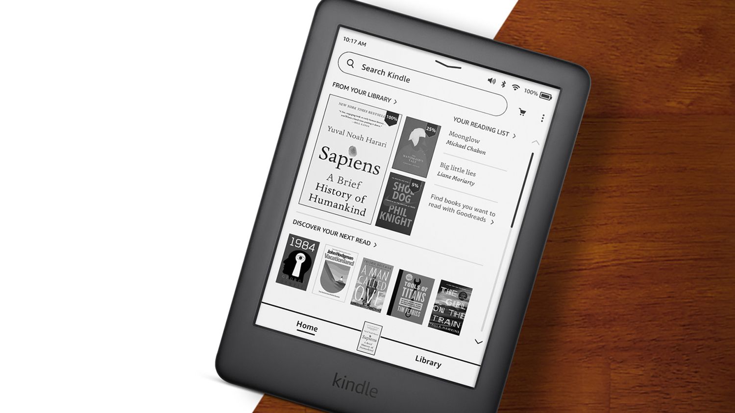 Kindle阅读器展示新软件更改