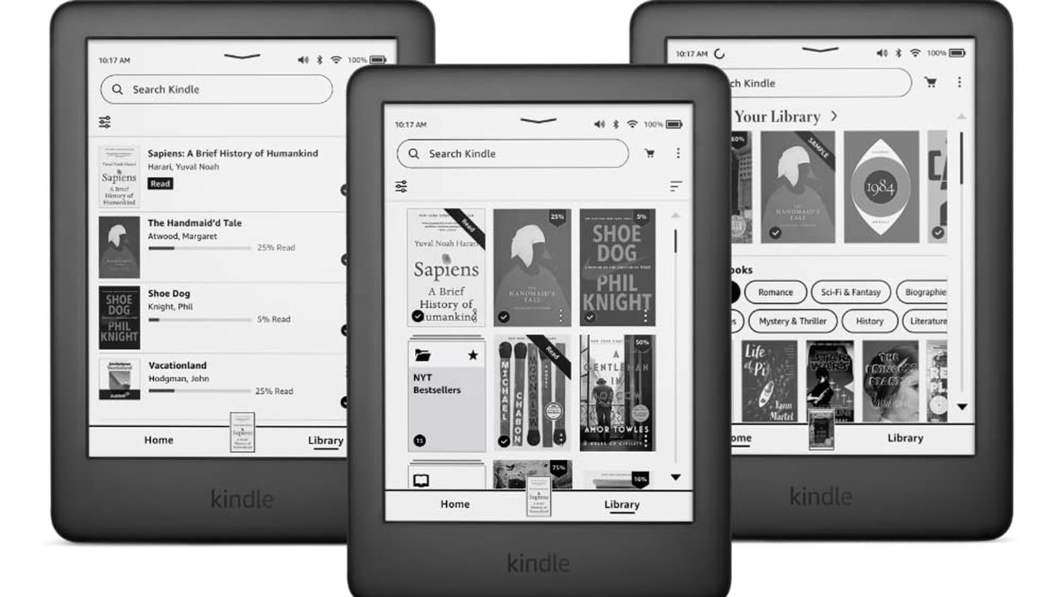 Kindle阅读器显示新软件的设计