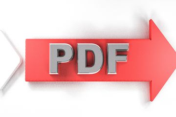 红色箭头指向的信件PDF。